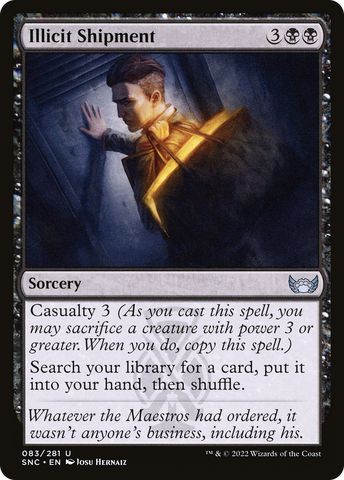 Illicit Shipment (SNC-083)  Foil - Streets of New Capenna
