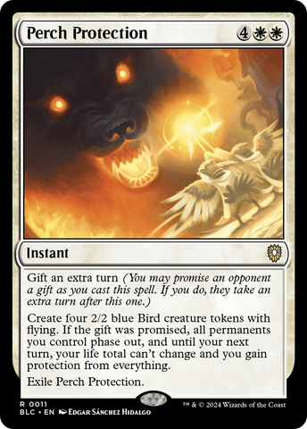 Perch Protection (BLC-011)  - Bloomburrow Commander