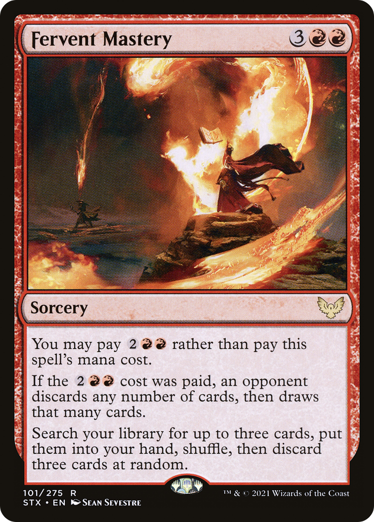 Fervent Mastery (STX-101)  - Strixhaven: School of Mages