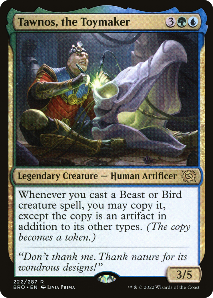 Tawnos, the Toymaker (BRO-222)  Foil - The Brothers' War