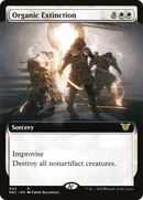 Organic Extinction (Extended Art) (NEC-043)  - Neon Dynasty Commander: (Extended Art)