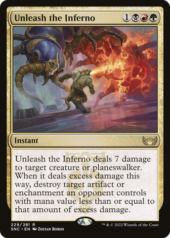 Unleash the Inferno (SNC-229)  - Streets of New Capenna