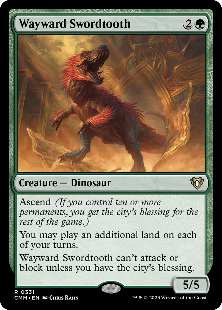 Wayward Swordtooth (CMM-331)  - Commander Masters