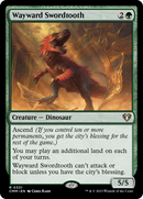 Wayward Swordtooth (CMM-331)  Foil - Commander Masters