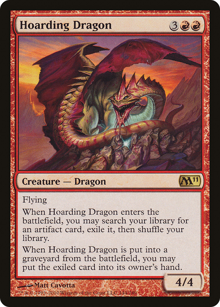 Hoarding Dragon (M11-144)  Foil - Magic 2011