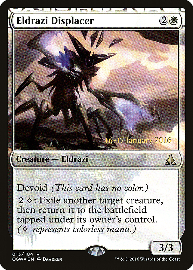Eldrazi Displacer (PRE-013)  Foil - Oath of the Gatewatch Promos: (devoid)