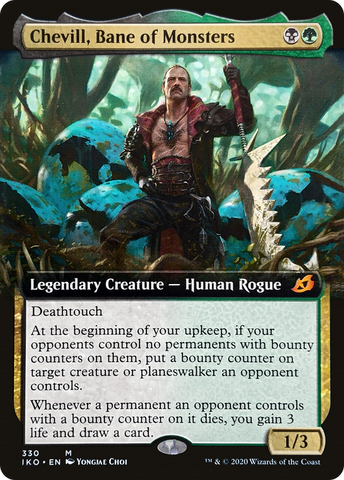 Chevill, Bane of Monsters (Extended Art) (IKO-330)  - Ikoria: Lair of Behemoths: (Extended Art)