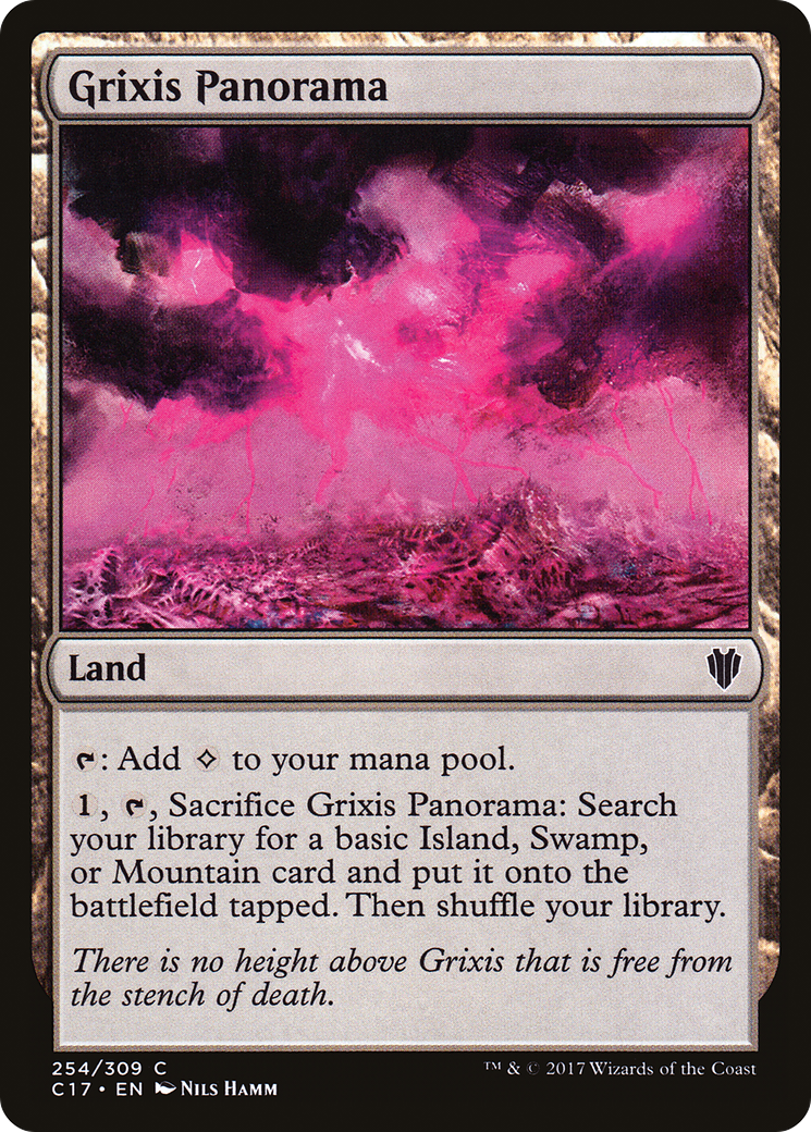 Grixis Panorama (C17-254)  - Commander 2017