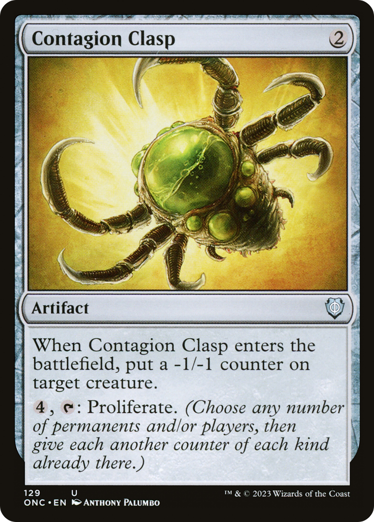 Contagion Clasp (ONC-129)  - Phyrexia: All Will Be One Commander