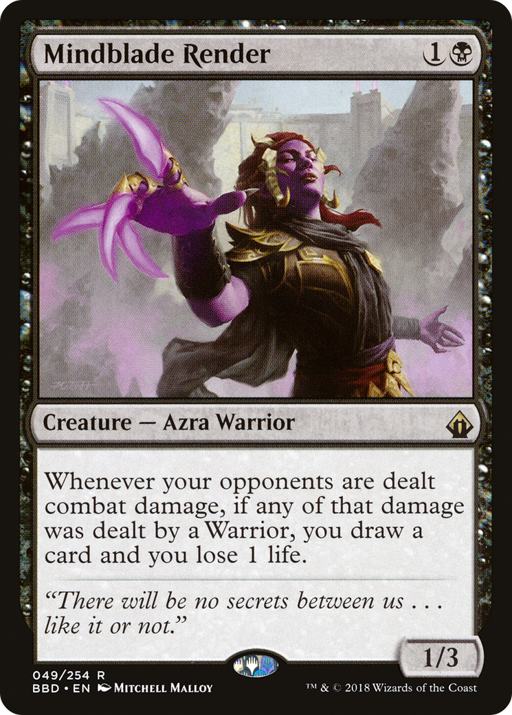 Mindblade Render (BBD-049)  Foil - Battlebond