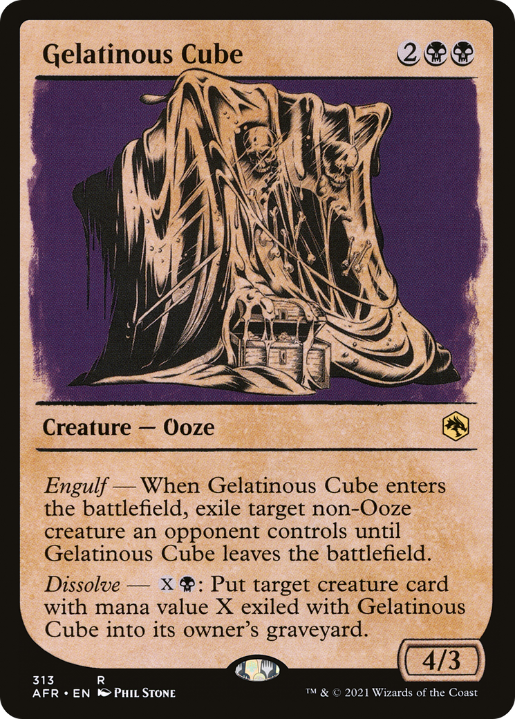 Gelatinous Cube (Showcase) (AFR-313)  - Adventures in the Forgotten Realms: (Showcase)