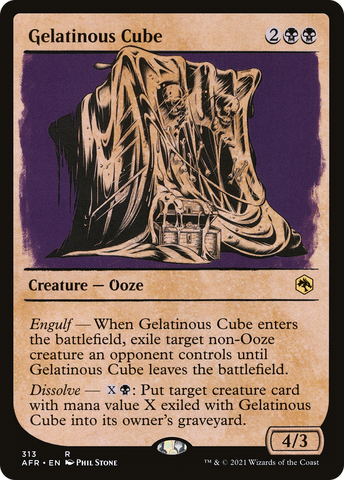 Gelatinous Cube (Showcase) (AFR-313)  - Adventures in the Forgotten Realms: (Showcase)