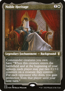 Noble Heritage (CLB-478) - Commander Legends: Battle for Baldur's Gate Etched Foil