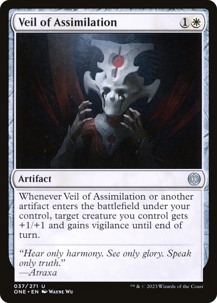 Veil of Assimilation (ONE-037) - Phyrexia: All Will Be One Foil