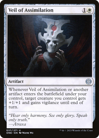 Veil of Assimilation (ONE-037)  Foil - Phyrexia: All Will Be One