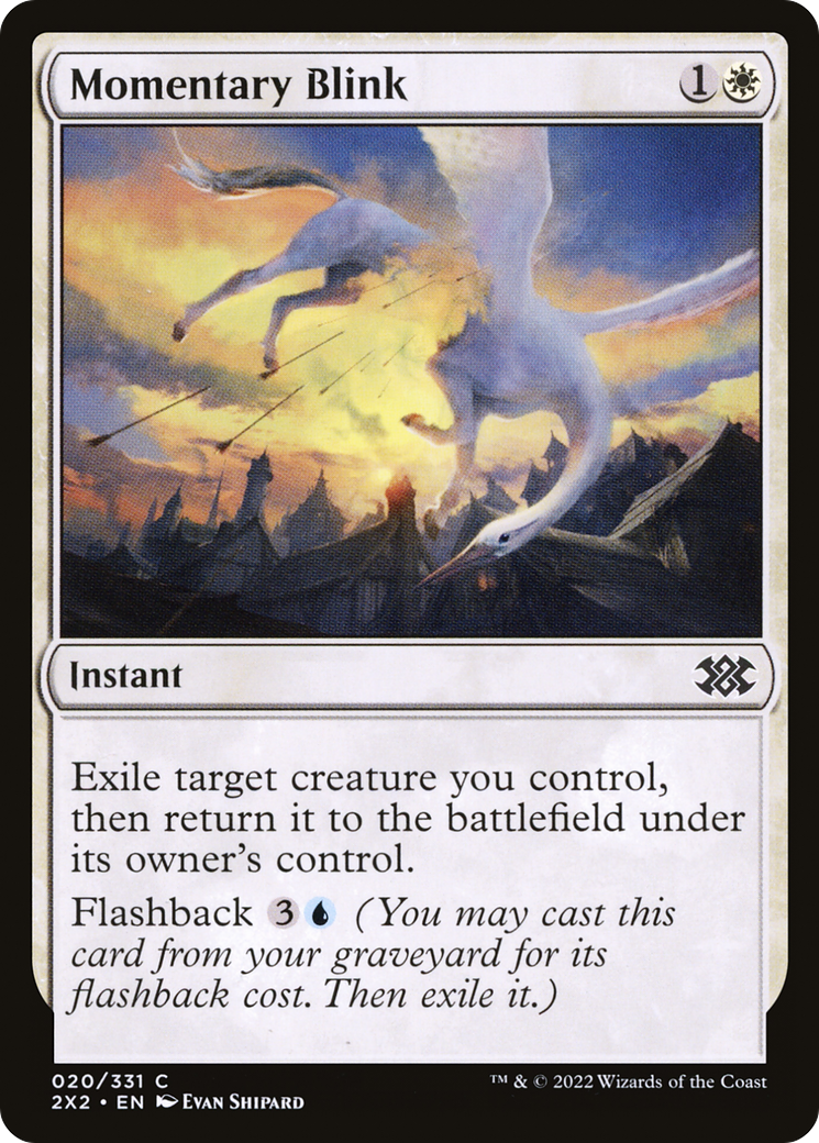 Momentary Blink (2X2-020)  Foil - Double Masters 2022