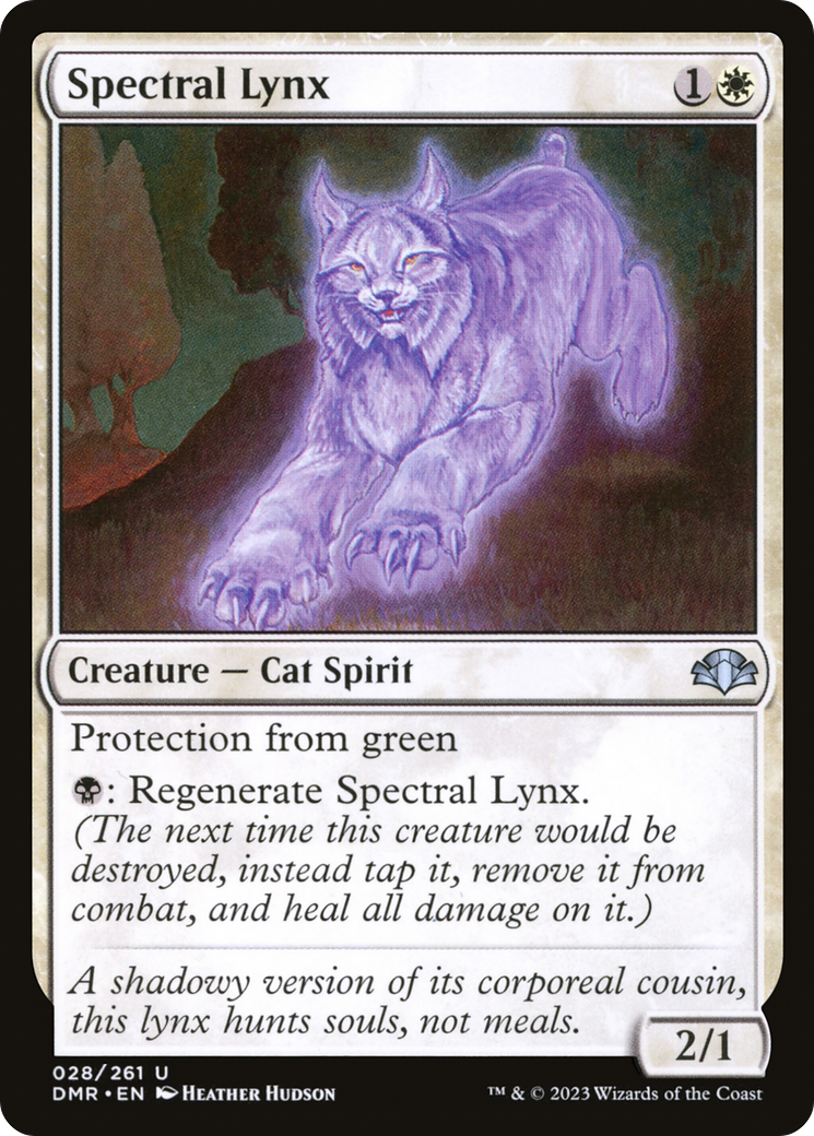 Spectral Lynx (DMR-028)  Foil - Dominaria Remastered