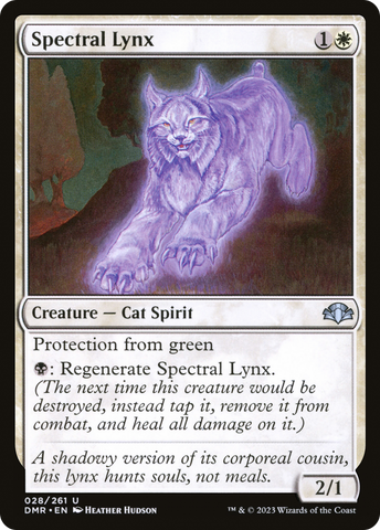 Spectral Lynx (DMR-028)  Foil - Dominaria Remastered