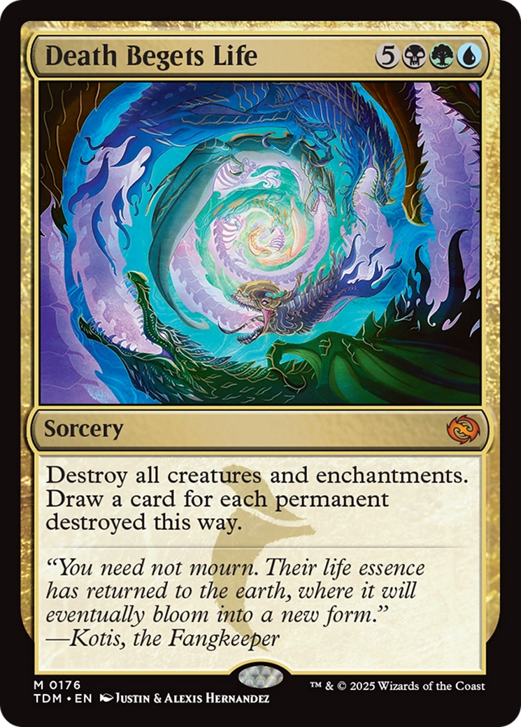 Death Begets Life (TDM-176)  - Tarkir: Dragonstorm