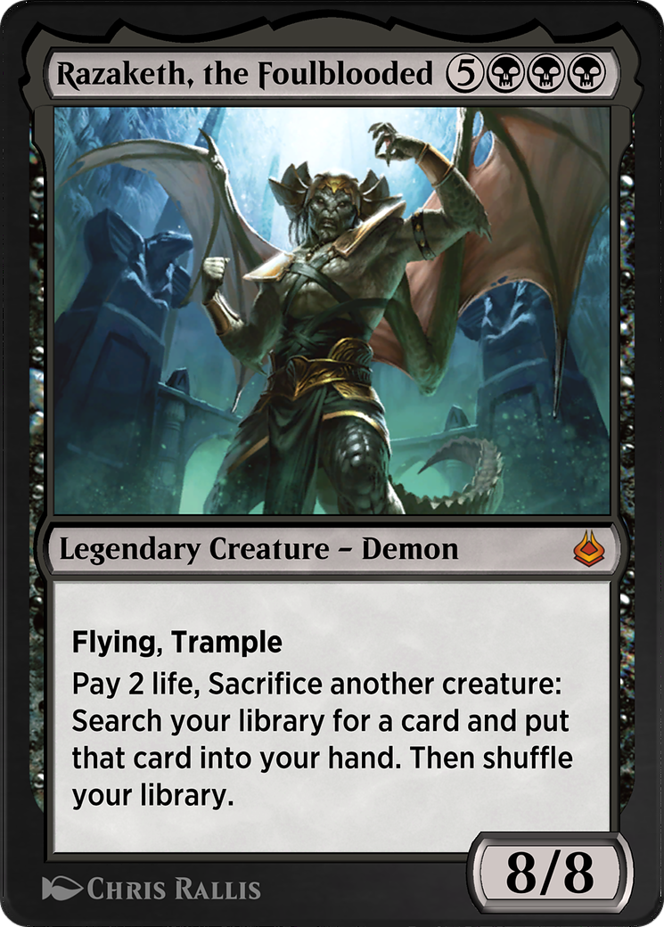 Razaketh, the Foulblooded (AKR-120)  - Amonkhet Remastered