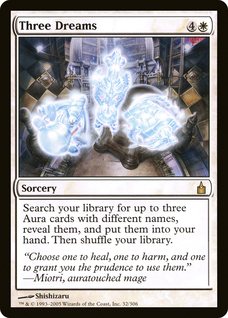 Three Dreams (RAV-032)  - Ravnica: City of Guilds