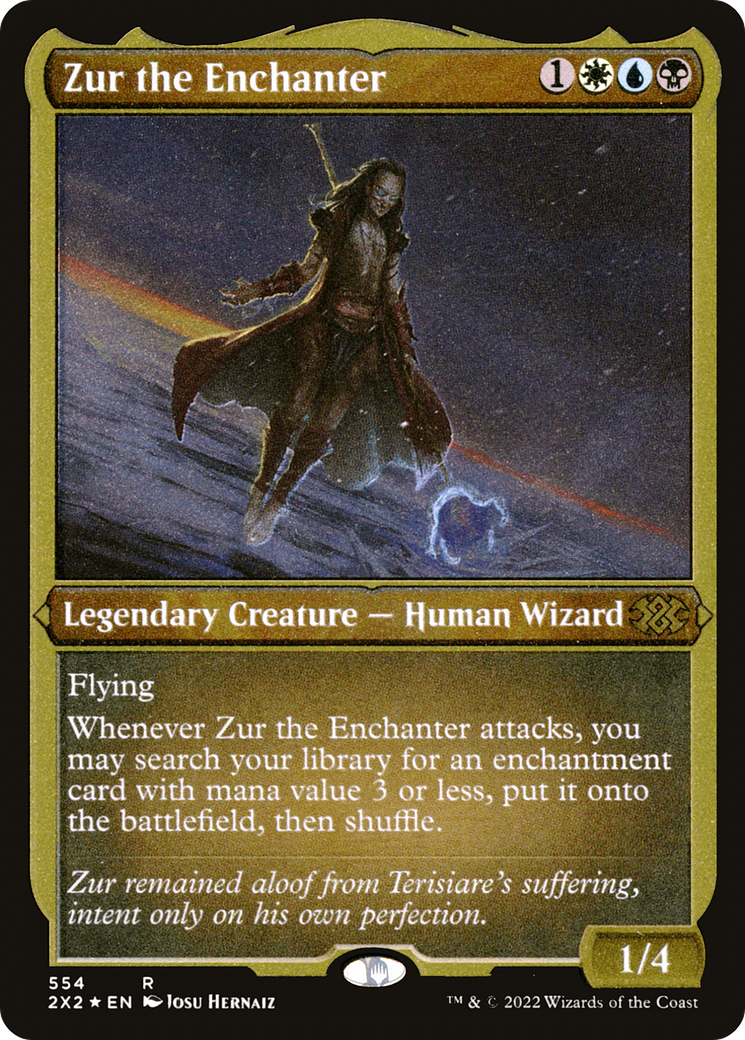 Zur the Enchanter (Foil Etched) (2X2-554)  Foil - Double Masters 2022