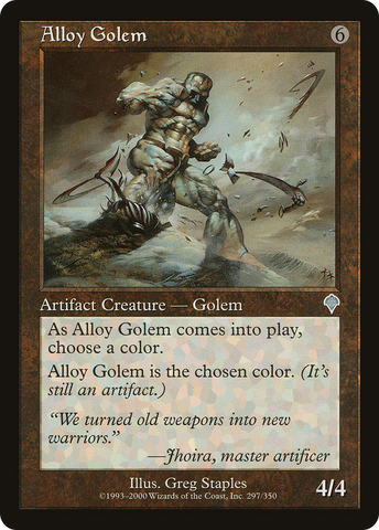 Alloy Golem (INV-297)  Foil - Invasion