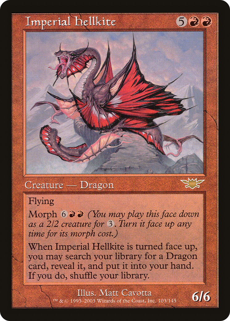 Imperial Hellkite (LGN-103)  Foil - Legions