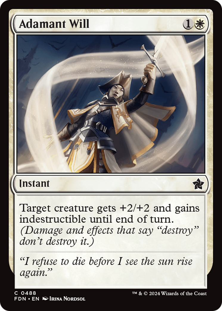 Adamant Will (FDN-488)  - Foundations
