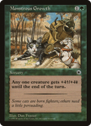 Monstrous Growth (Flavor Text) (POR-)  - Portal