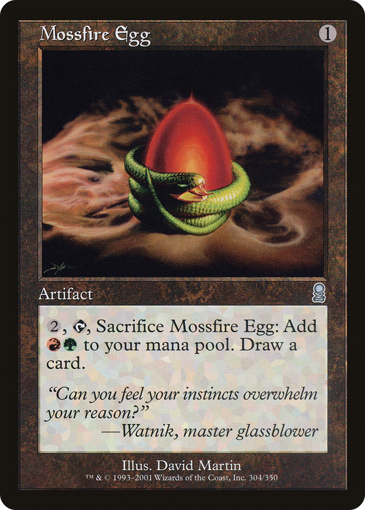 Mossfire Egg (ODY-304)  - Odyssey