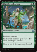 Blanchwood Armor (FDN-213)  Foil - Foundations: (enchantment)