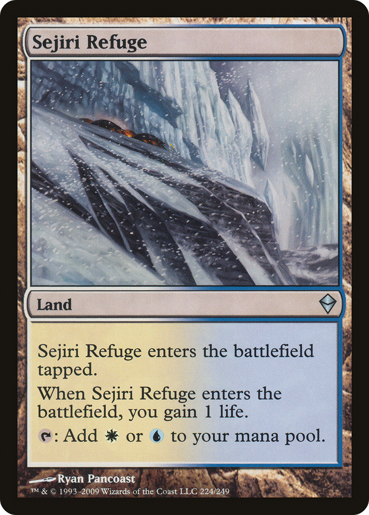 Sejiri Refuge (ZEN-224)  Foil - Zendikar