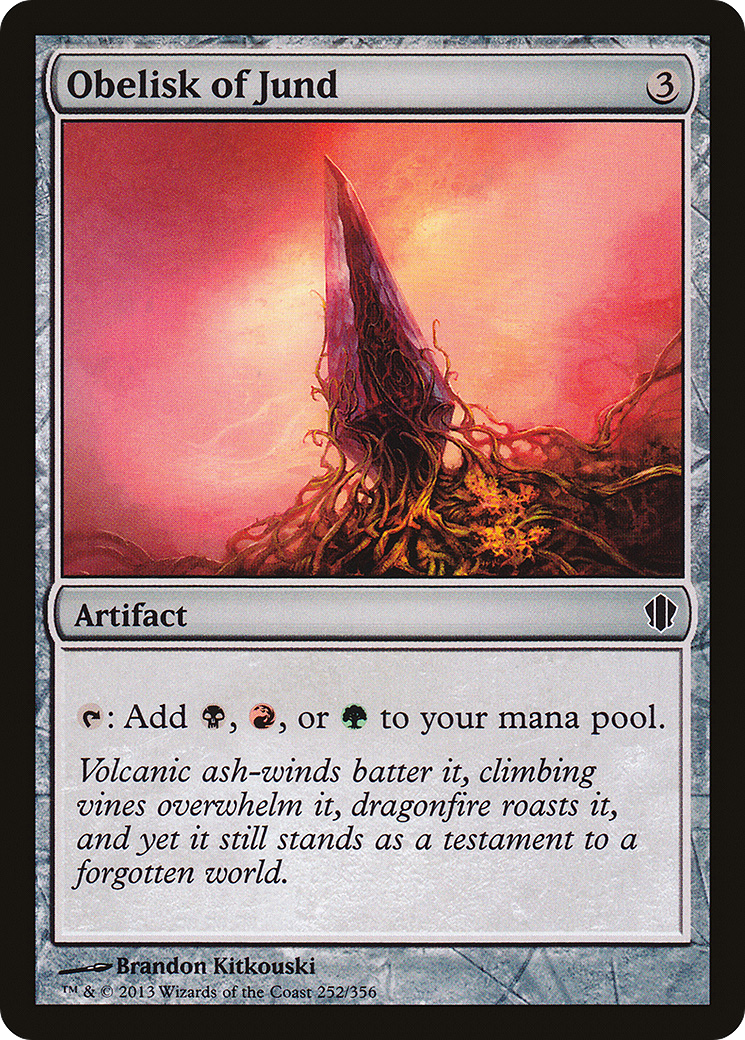Obelisk of Jund (C13-252)  - Commander 2013