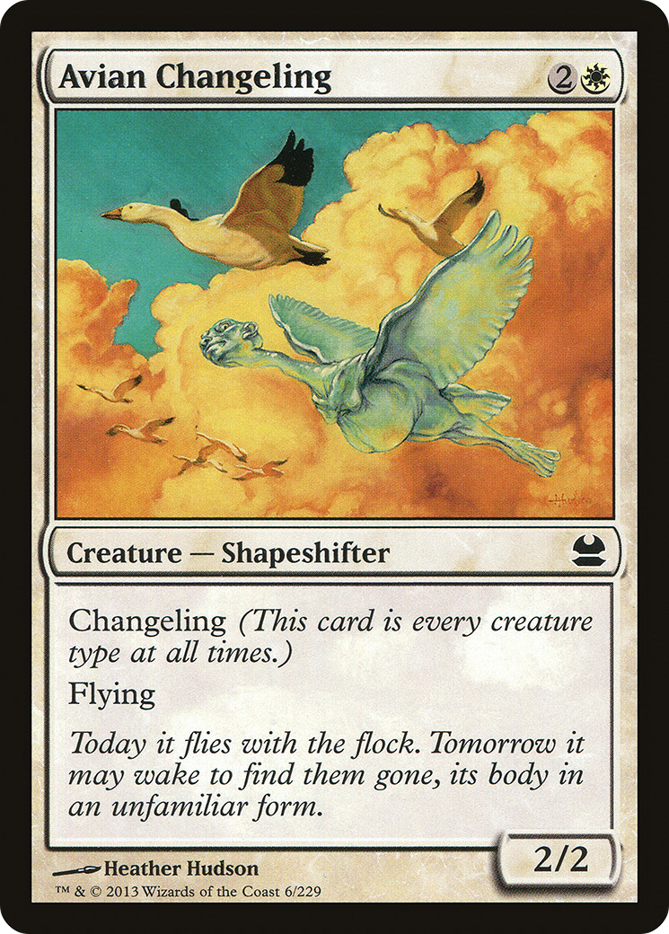 Avian Changeling (MMA-006)  Foil - Modern Masters