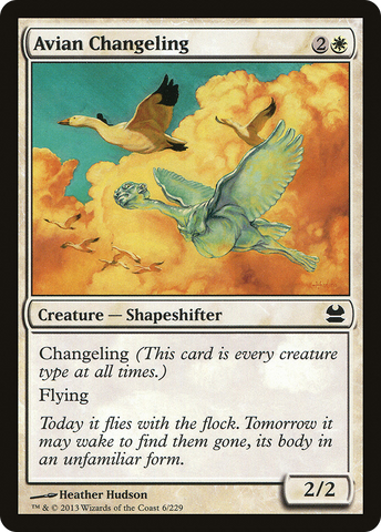 Avian Changeling (MMA-006)  - Modern Masters
