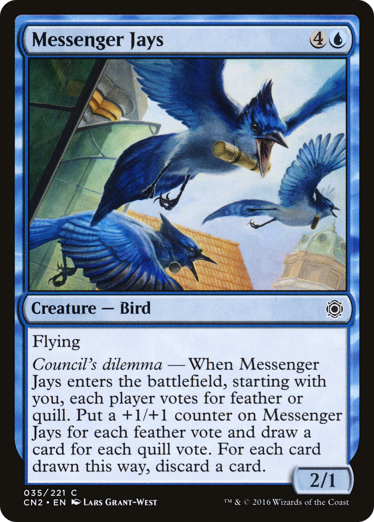Messenger Jays (CN2-035)  Foil - Conspiracy: Take the Crown