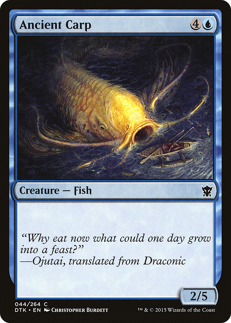 Ancient Carp (DTK-044)  - Dragons of Tarkir