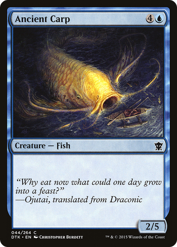 Ancient Carp (DTK-044)  - Dragons of Tarkir