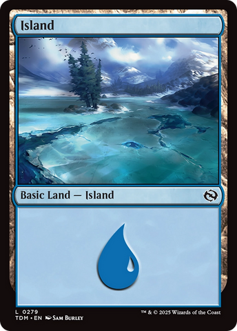 Island (0279) (TDM-279)  - Tarkir: Dragonstorm