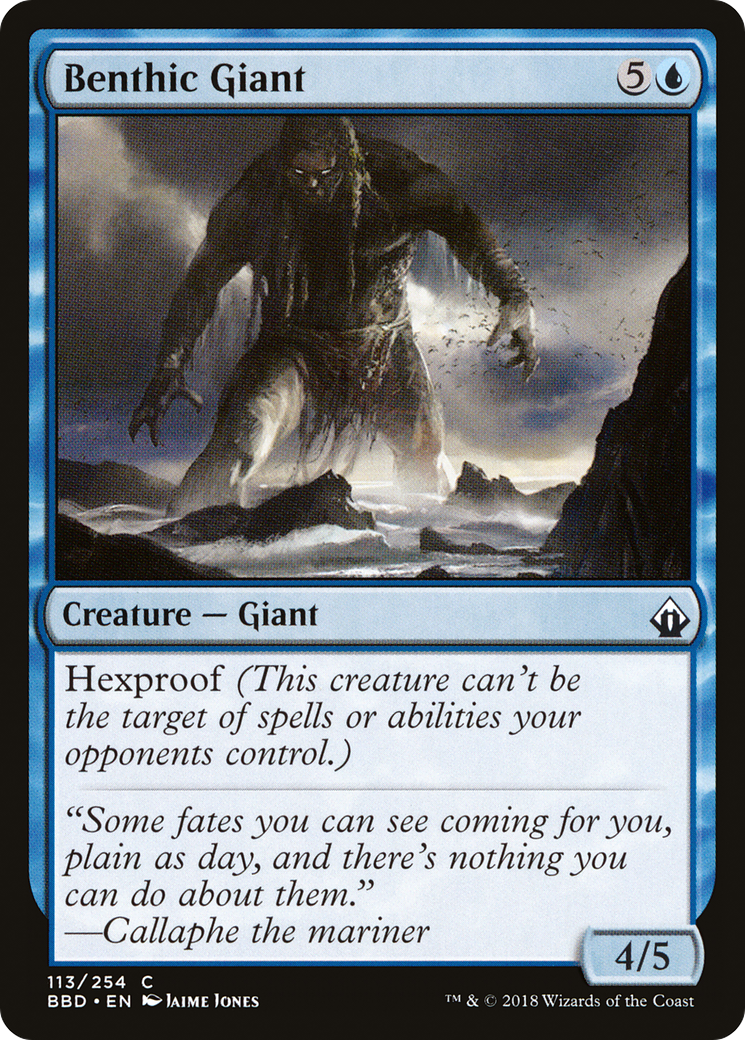 Benthic Giant (BBD-113)  Foil - Battlebond