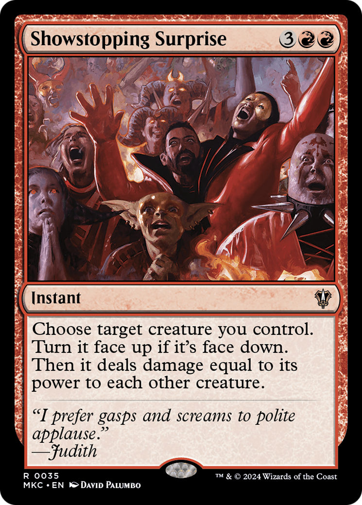 Showstopping Surprise (MKC-035)  - Murders at Karlov Manor Commander