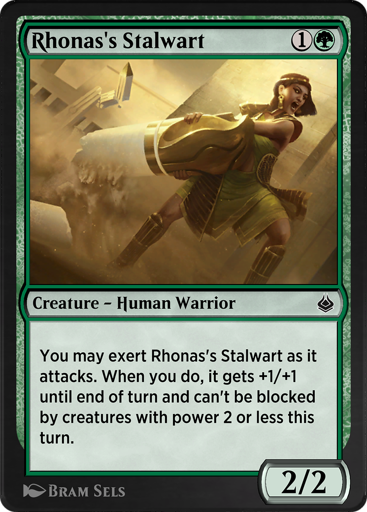 Rhonas's Stalwart (AKR-214)  - Amonkhet Remastered