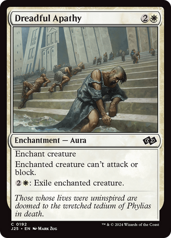 Dreadful Apathy (J25-192)  - Foundations Jumpstart