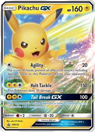 Pikachu GX SM232/248 - Holofoil SM Promos