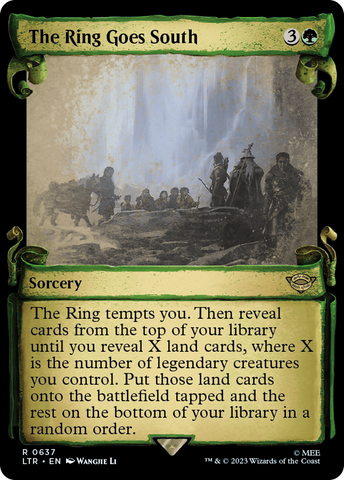 The Ring Goes South (Showcase Scrolls) (LTR-637)  - The Lord of the Rings: Tales of Middle-earth: (Showcase)