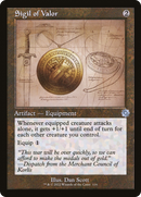 Sigil of Valor (Schematic) (BRR-116)  Foil - The Brothers' War Retro Artifacts
