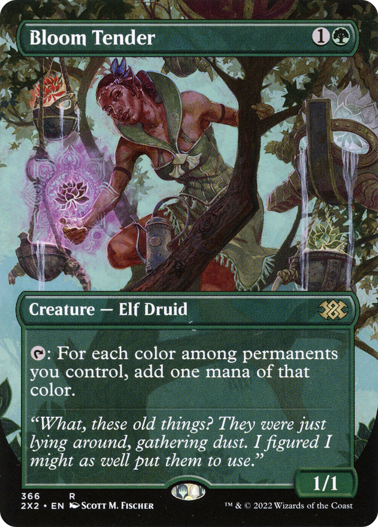 Bloom Tender (Borderless) (2X2-366)  Foil - Double Masters 2022