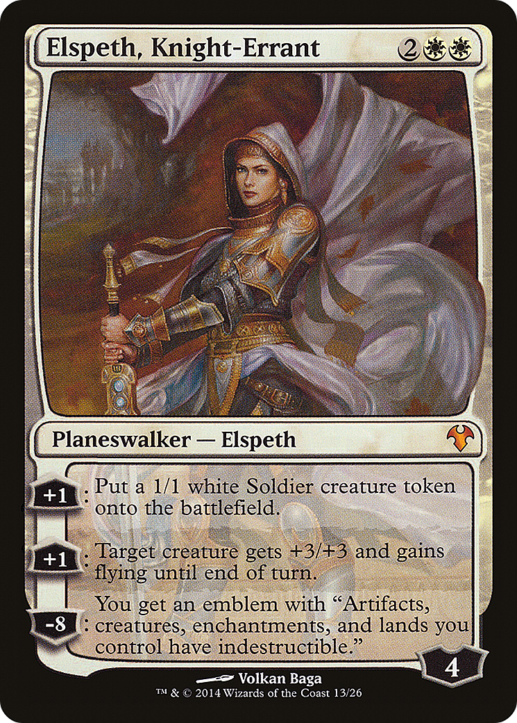 Elspeth, Knight-Errant (MD1-013)  - Modern Event Deck 2014