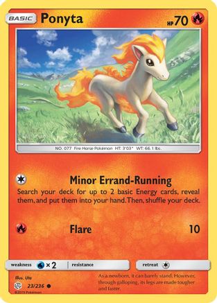 Ponyta (23/236) [Sun & Moon: Cosmic Eclipse]